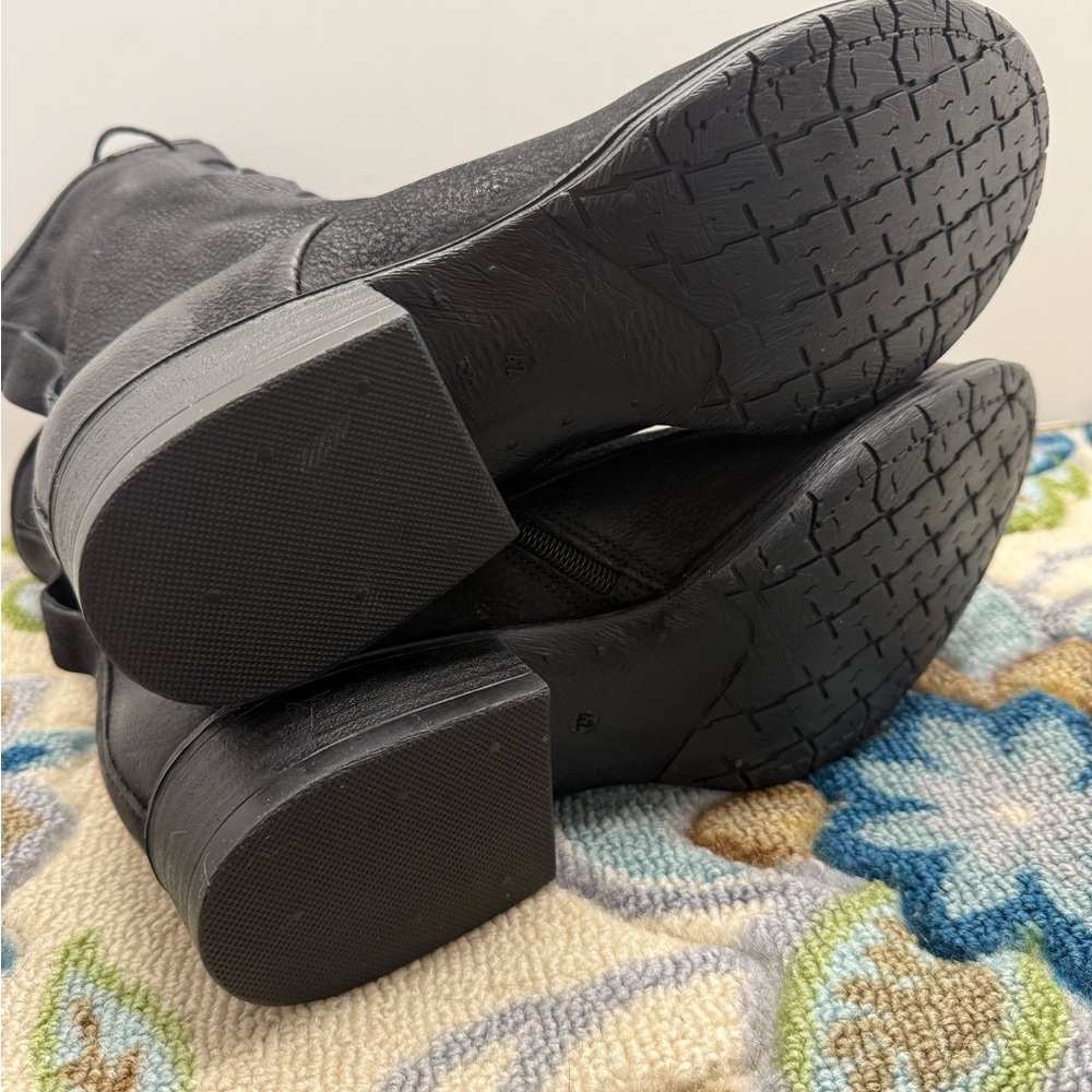 Miz Mooz Nala Combat boots lace up side zip NWOT - Picture 6 of 6